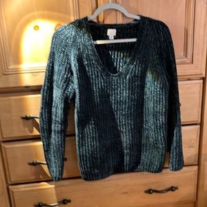 COPY - Green Chenille Sweater,S